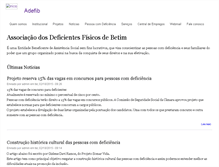 Tablet Screenshot of adefib.org.br